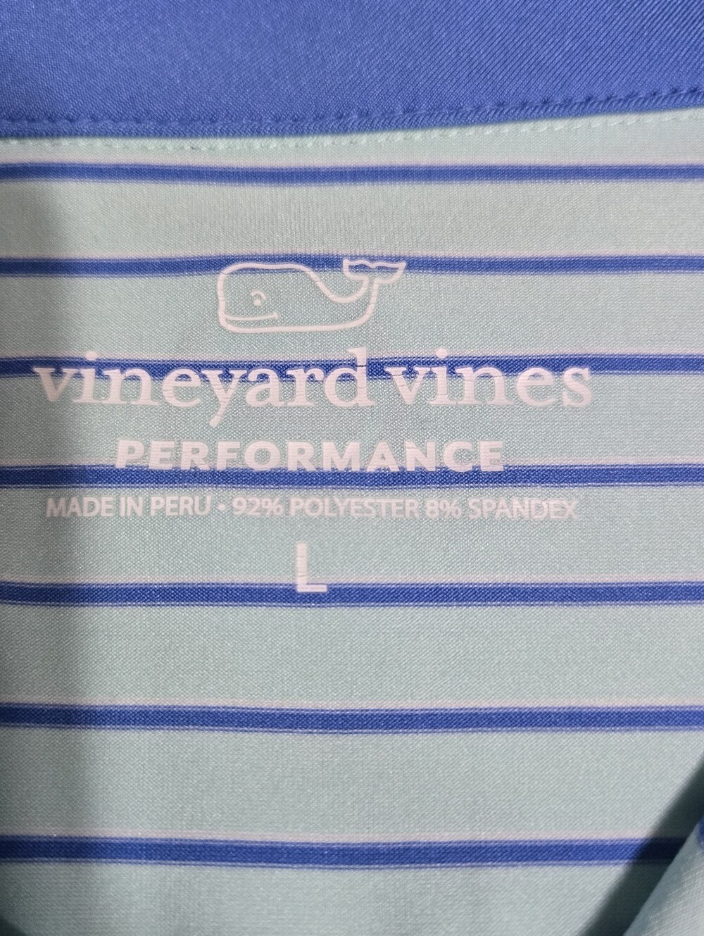 Vineyard Vines Bundle Of 2 Size L Men's Striped Performance Polos - Picture 9 of 12